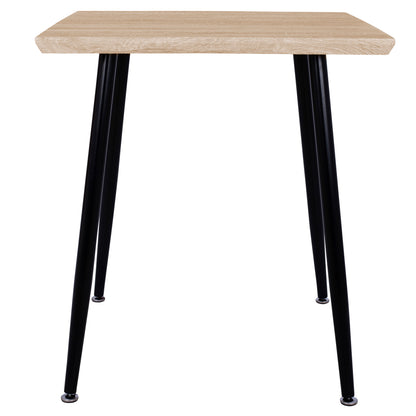 DINING TABLE PALOMA SONOMA BLACK LEGS 70x70x76.5