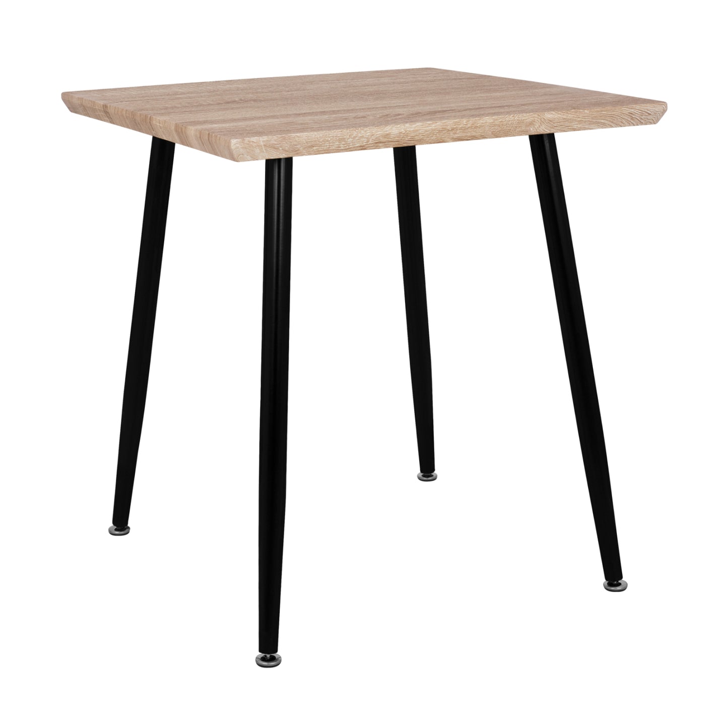 DINING TABLE PALOMA SONOMA BLACK LEGS 70x70x76.5