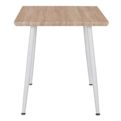DINING TABLE PALOMA SONOMA WHITE LEGS 70x70x76.5