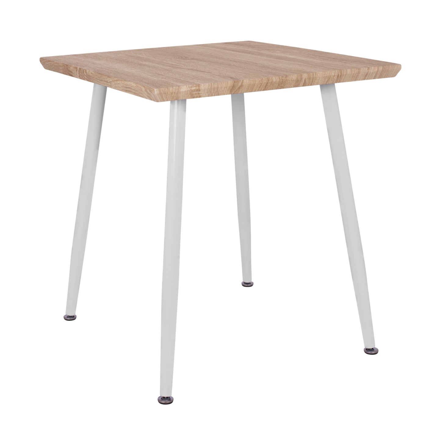 DINING TABLE PALOMA SONOMA WHITE LEGS 70x70x76.5