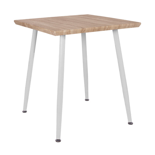 ΤΡΑΠΕΖΙ ΤΡΑΠΕΖΑΡΙΑΣ PALOMA SONOMA ΛΕΥΚΑ ΠΟΔΙΑ 70x70x76,5