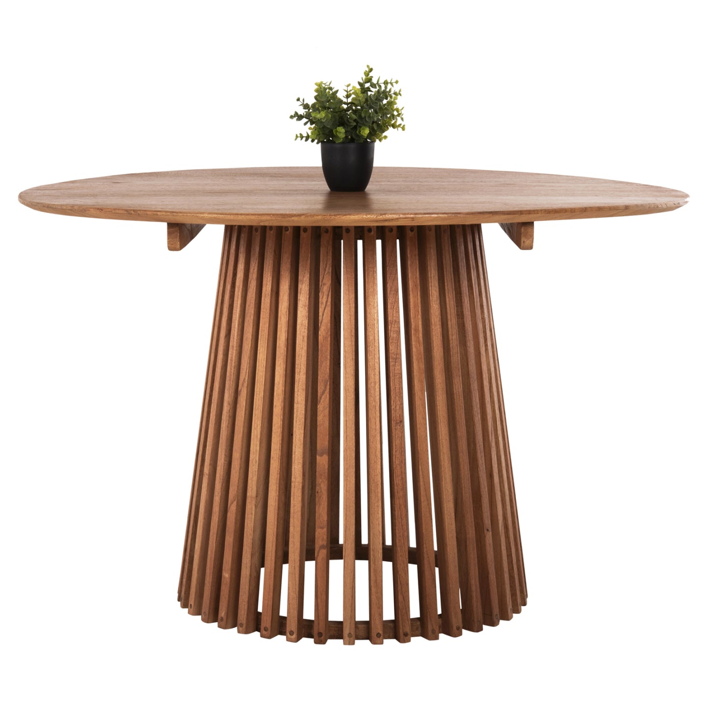 DINING TABLE FRANTZ SOLID MINDI WOOD IN NATURAL F120X76,5