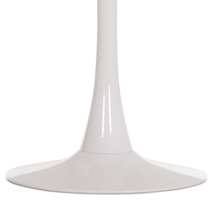 ΤΡΑΠΕΖΙ ΤΡΑΠΕΖΑΡΙΑΣ ROLLO ΣΤΡΟΓΓΥΛΟ WHITE MARBLE Φ90x74