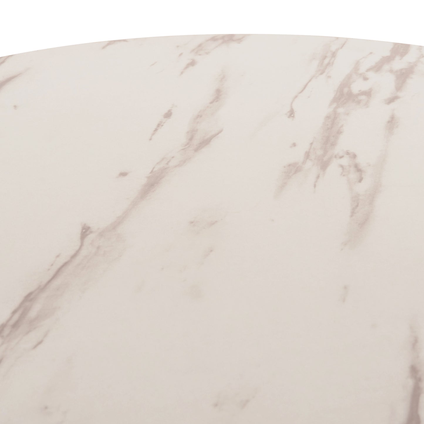ΤΡΑΠΕΖΙ ΤΡΑΠΕΖΑΡΙΑΣ ROLLO ΣΤΡΟΓΓΥΛΟ WHITE MARBLE Φ90x74