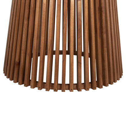 ΤΡΑΠΕΖΙ ΤΡΑΠΕΖΑΡΙΑΣ FRANTZ ΜΑΣΙΦ MINDI ΞΥΛΟ ΣΕ ΦΥΣΙΚΟ Φ150x75