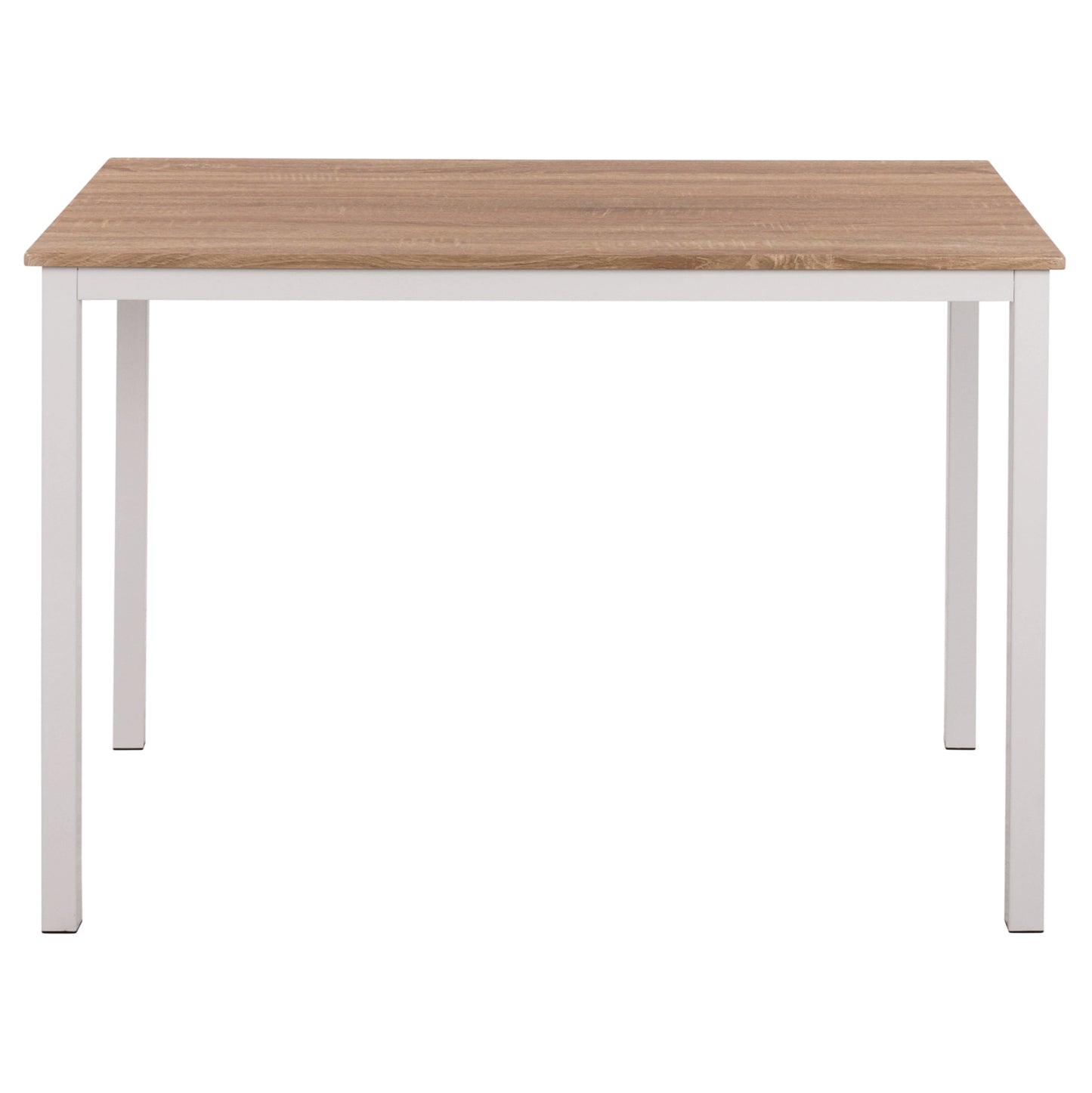DINING TABLE GOOSE MDF SONAMA WHITE METAL 120x80x75