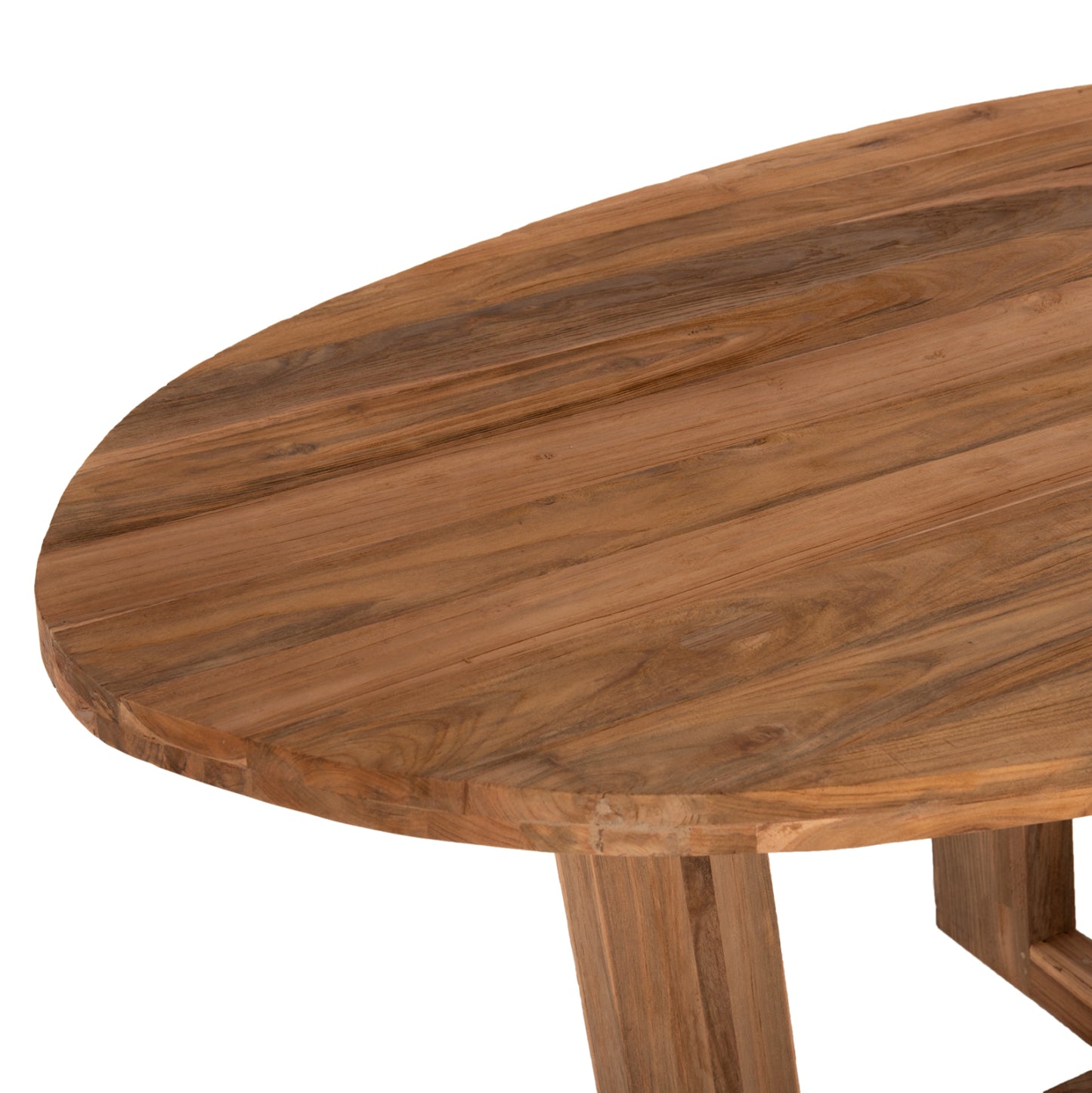 DINING TABLE CARIB OVAL RECYCLED TEAK 250x110x78