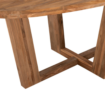 DINING TABLE CARIB OVAL RECYCLED TEAK 250x110x78