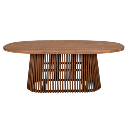 DINING TABLE REMIK RECYCLED TEAK IN NATURAL 200x100x75.5