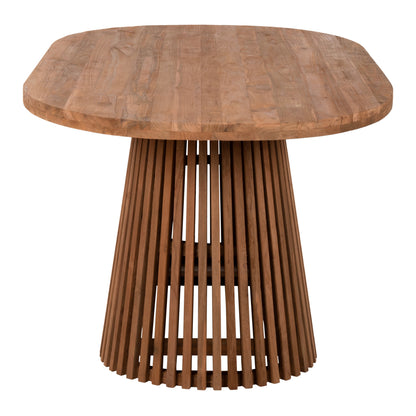 DINING TABLE REMIK RECYCLED TEAK IN NATURAL 200x100x75.5