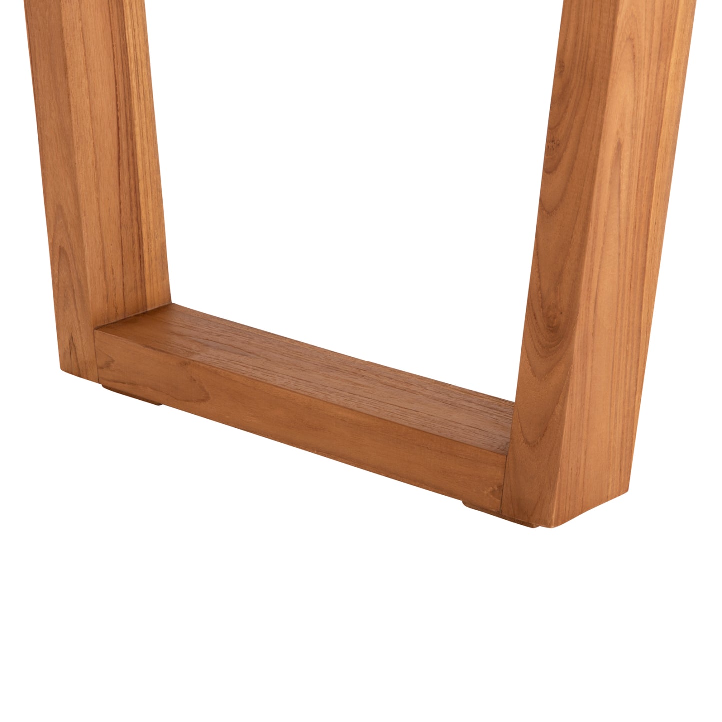 DINING TABLE LEOPOLD SOLID TEAK WOOD NATURAL COLOR 200.5x107x76