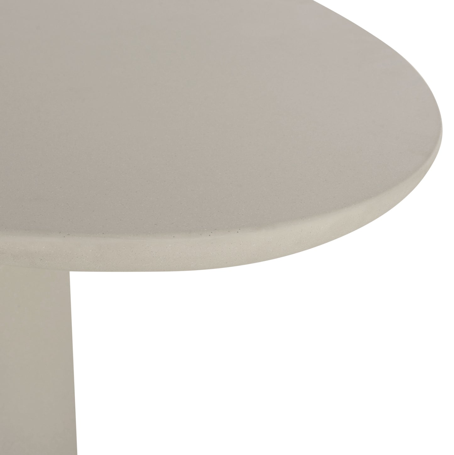 ΤΡΑΠΕΖΙ ΤΡΑΠΕΖΑΡΙΑΣ FIBER CEMENT ΟΒΑΛ BRECCAN ΜΠΕΖ 240x100x75