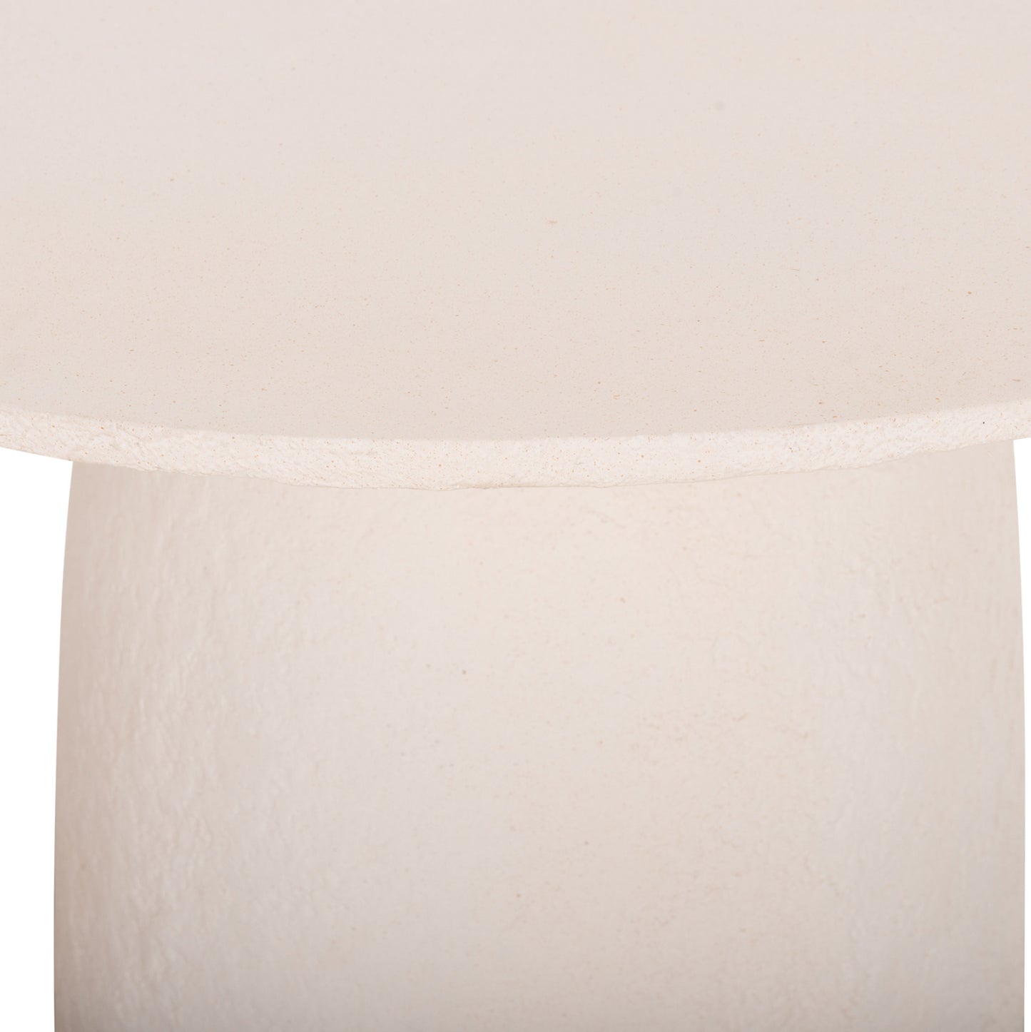 ΤΡΑΠΕΖΙ ΤΡΑΠΕΖΑΡΙΑΣ ΣΤΡΟΓΓΥΛΟ SEPPO FIBER CEMENT ΛΕΥΚΟ Φ119,5x75,5