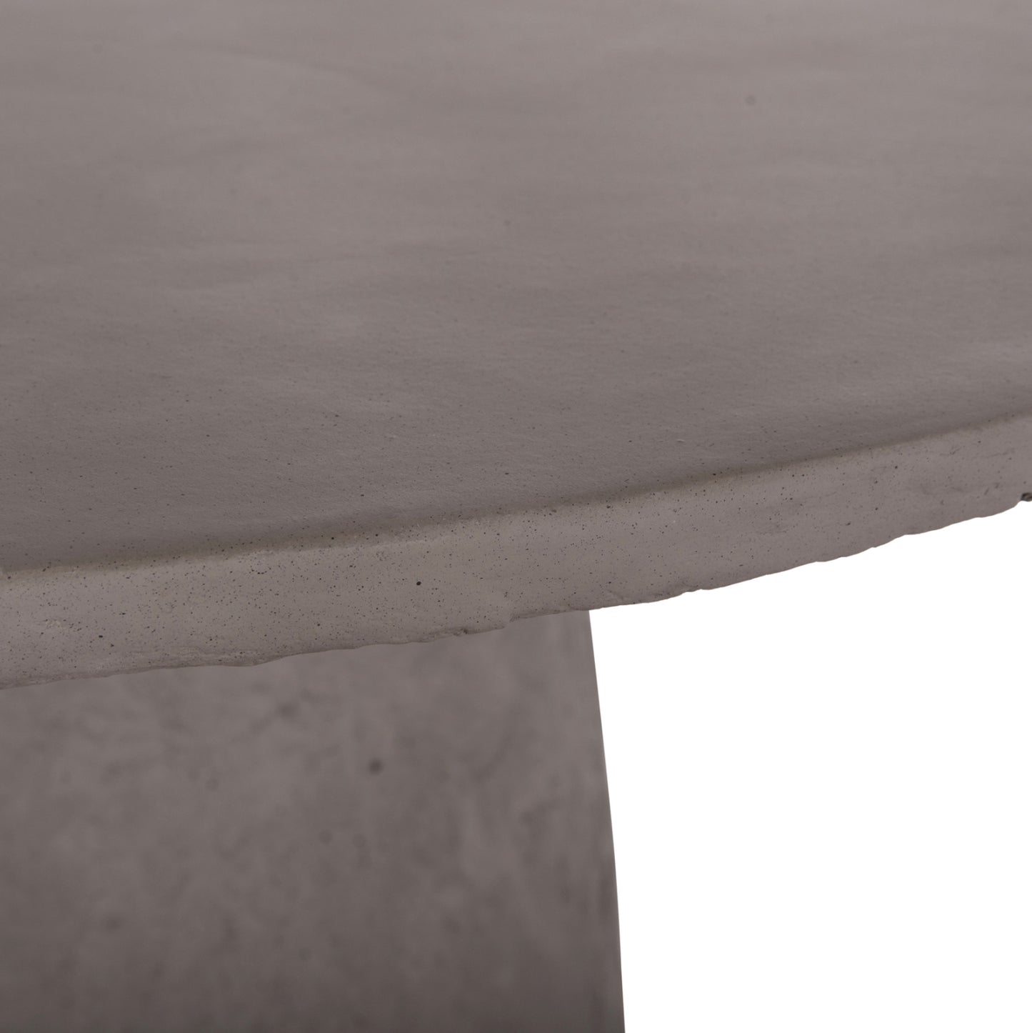 ΤΡΑΠΕΖΙ ΤΡΑΠΕΖΑΡΙΑΣ ΣΤΡΟΓΓΥΛΟ SEPPO FIBER CEMENT ΣΕ ΓΚΡΙ Φ119,5x75,5