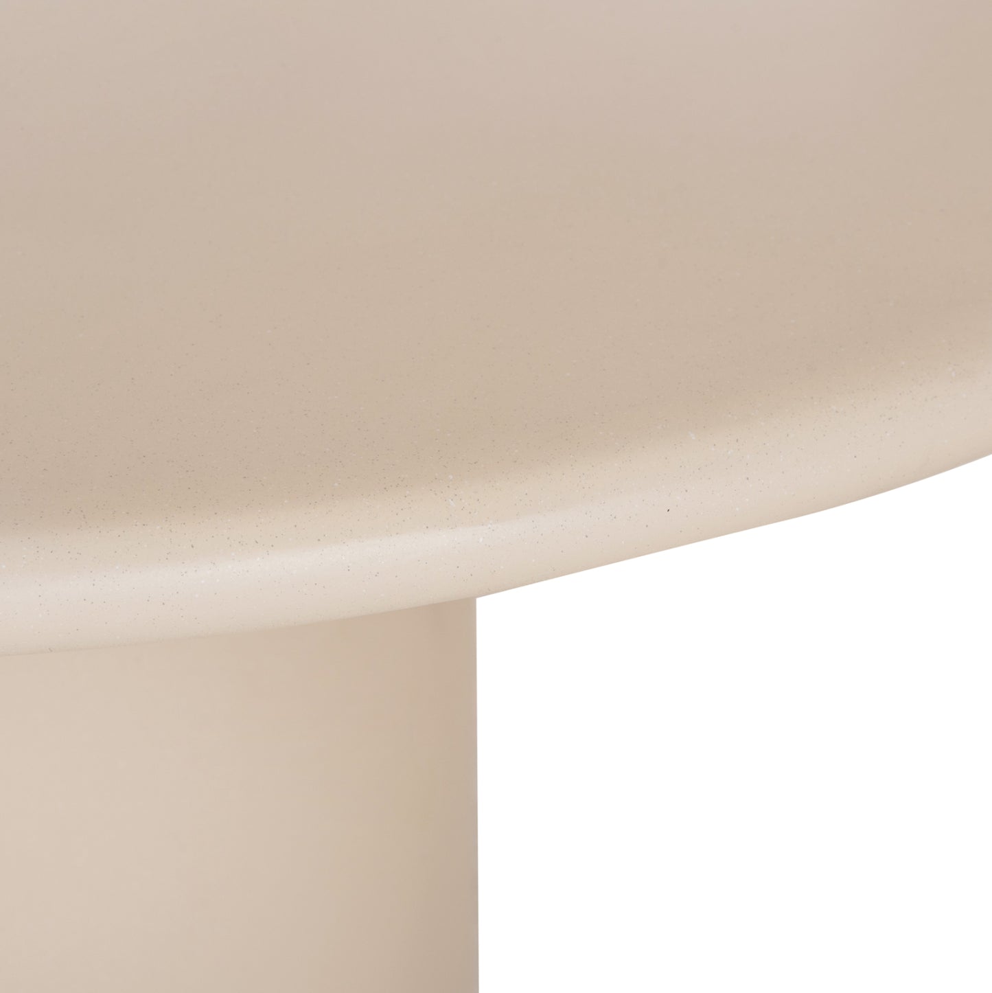 ΤΡΑΠΕΖΙ ΤΡΑΠΕΖΑΡΙΑΣ FIBER CEMENT ΣΤΡΟΓΓΥΛΟ KAZVIN ΜΠΕΖ Φ130x73