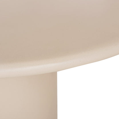 ΤΡΑΠΕΖΙ ΤΡΑΠΕΖΑΡΙΑΣ FIBER CEMENT ΣΤΡΟΓΓΥΛΟ KAZVIN ΜΠΕΖ Φ130x73