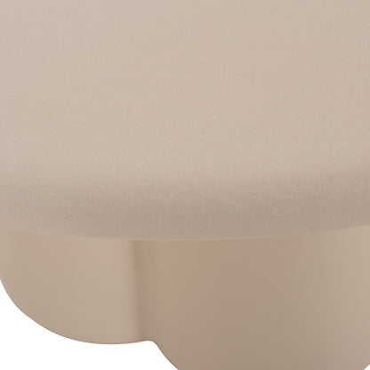 ΤΡΑΠΕΖΙ ΤΡΑΠΕΖΑΡΙΑΣ FIBER CEMENT ΣΤΡΟΓΓΥΛΟ NAYU ΜΠΕΖ Φ120x73
