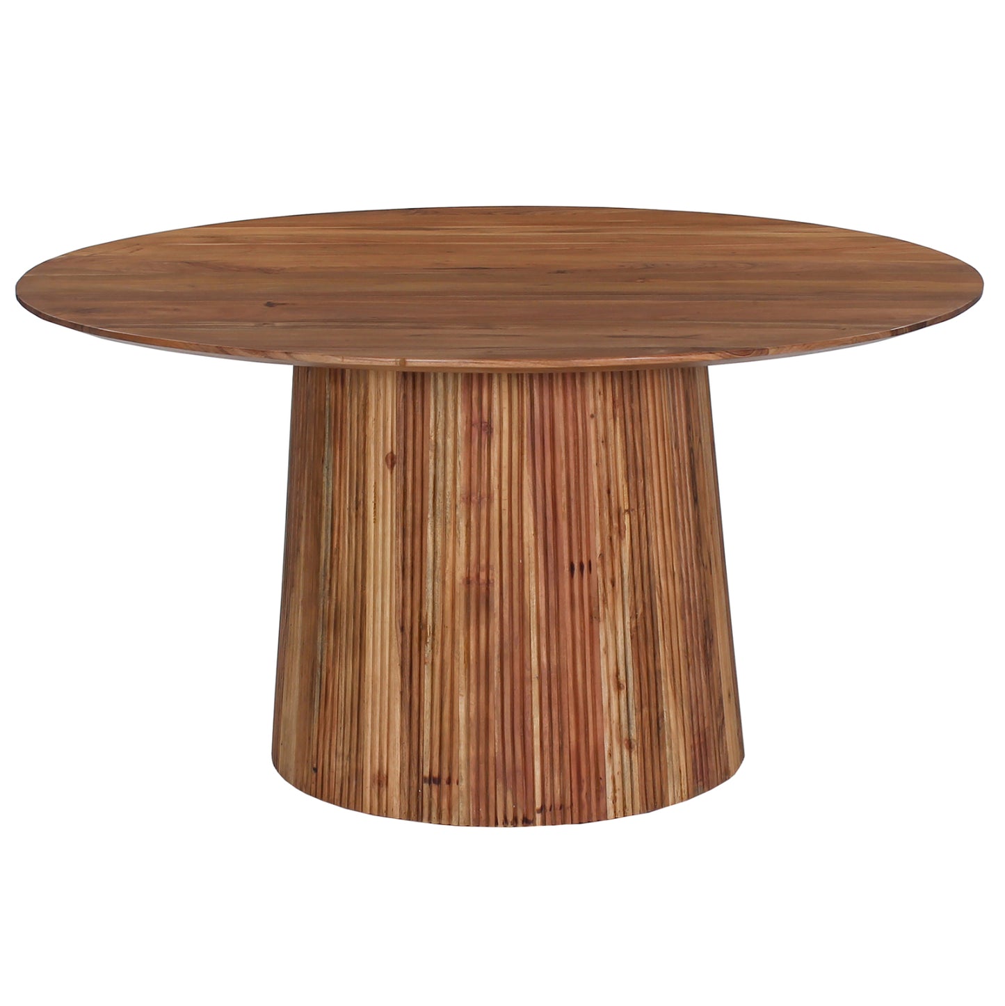 GROOT ROUND DINING TABLE SOLID ACACIA IN NATURAL FINISH Φ150x76
