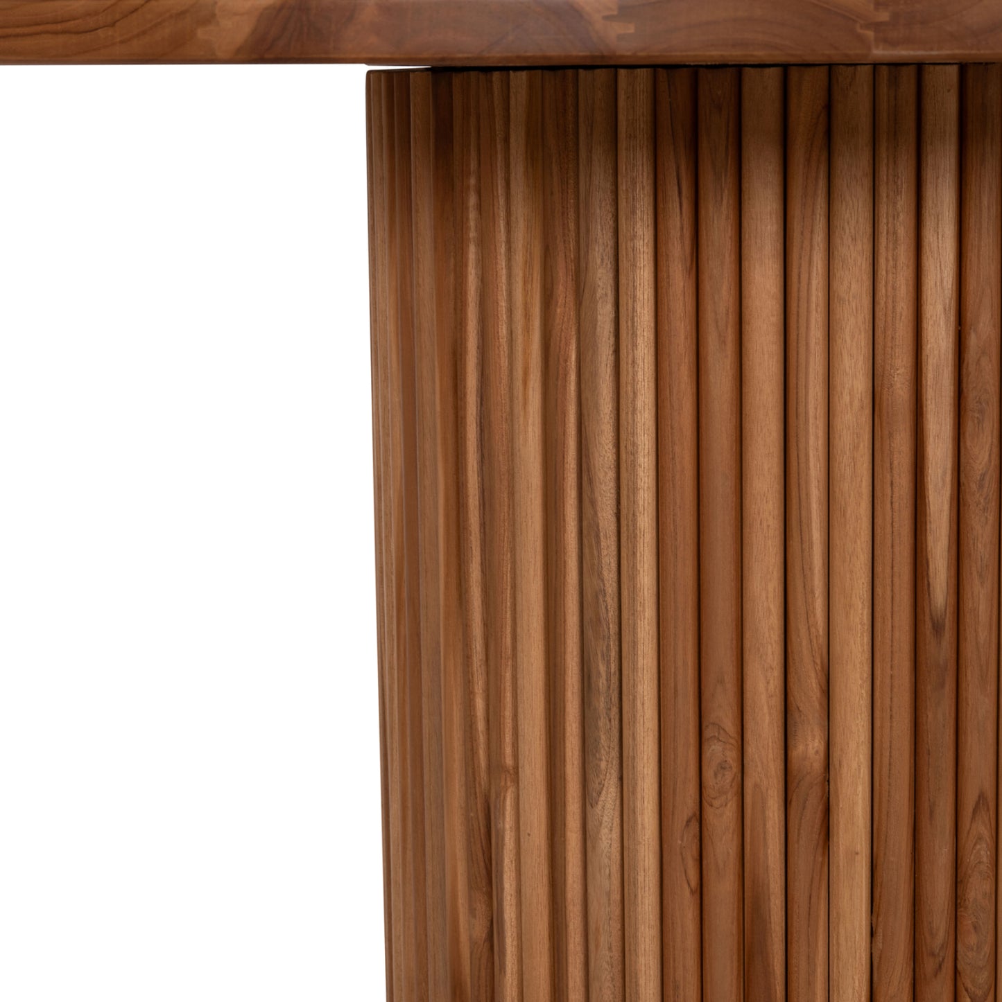 RODER ROUND TEAK WOOD DINING TABLE D130x79.5
