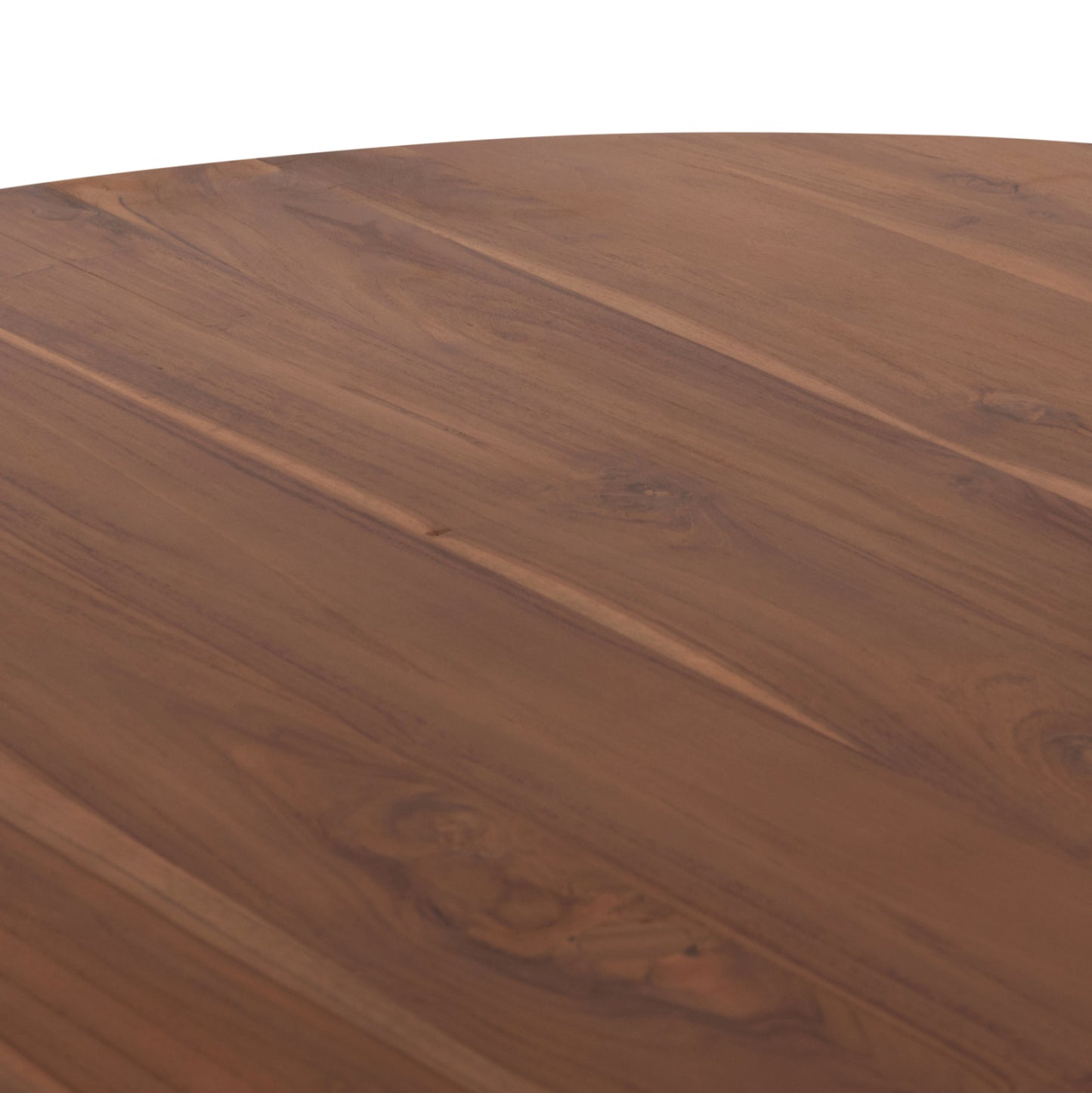 RODER ROUND TEAK WOOD DINING TABLE D130x79.5