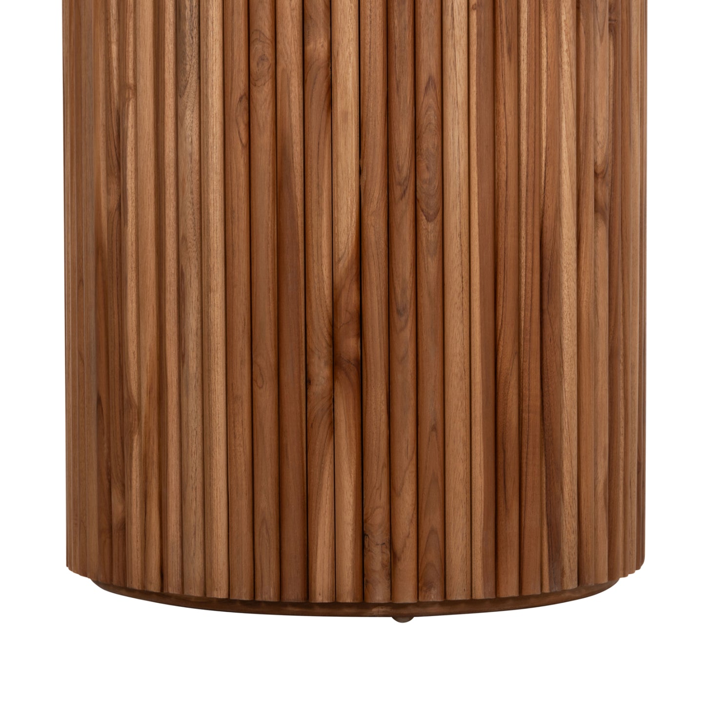 RODER ROUND TEAK WOOD DINING TABLE D130x79.5
