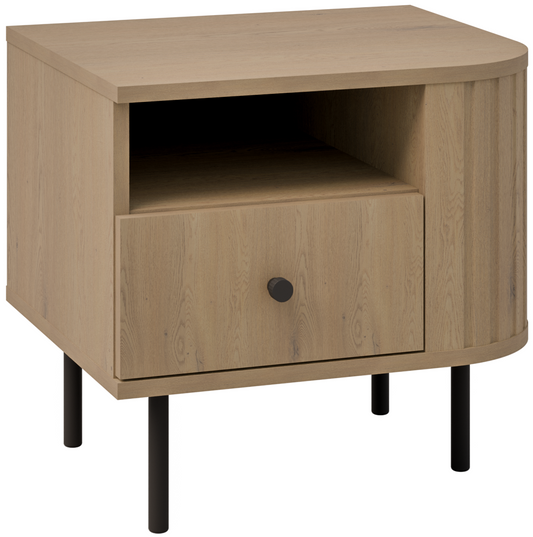 Κομοδίνο Ovelia Δεξιά Φυσικό 48x41.5x45