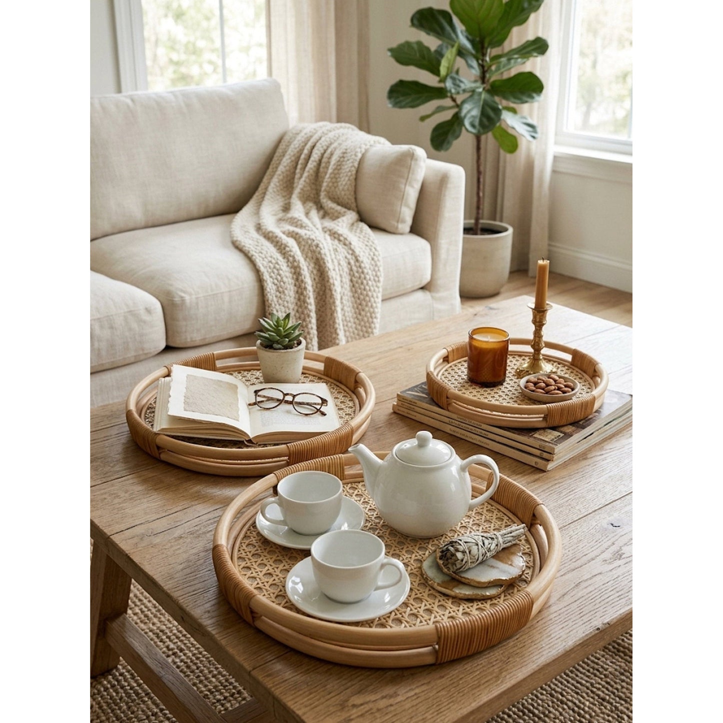 Serving Trays Round 25x25x4