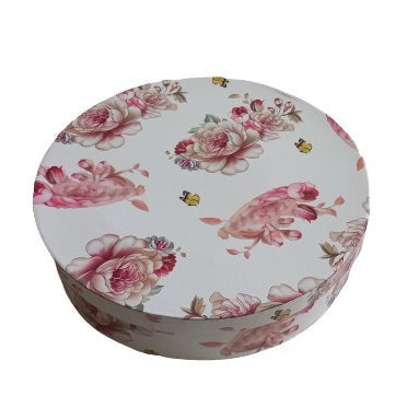 Σετ Πάστας & Πιατέλα 7 Tμχ Πορσελάνης σε Καπελιέρα Vintage Old Foley Bouquet