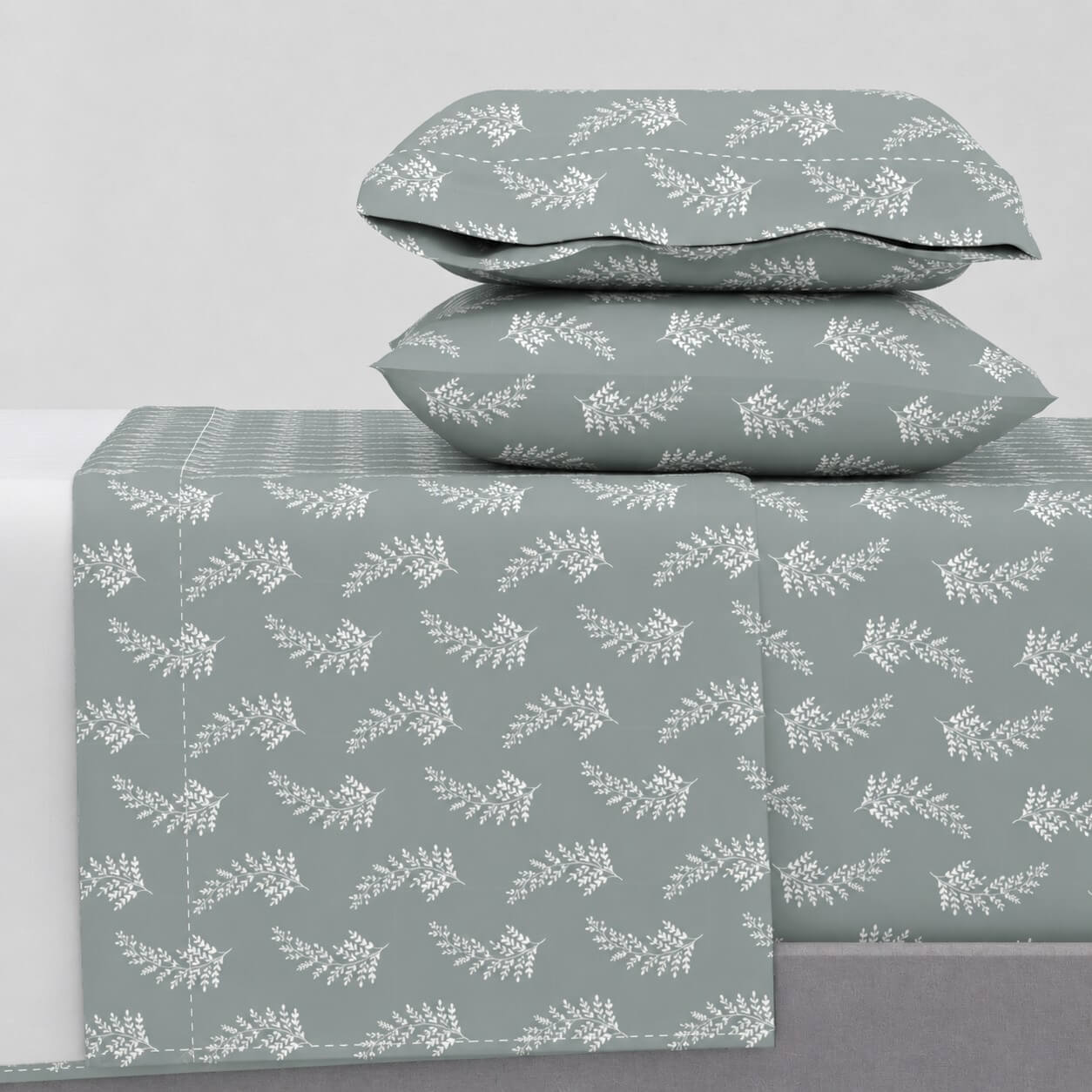 Σεντόνια King Size Σετ 2 x 2.60x2.80εκ + 2 x 52x72εκ Vivian Grey