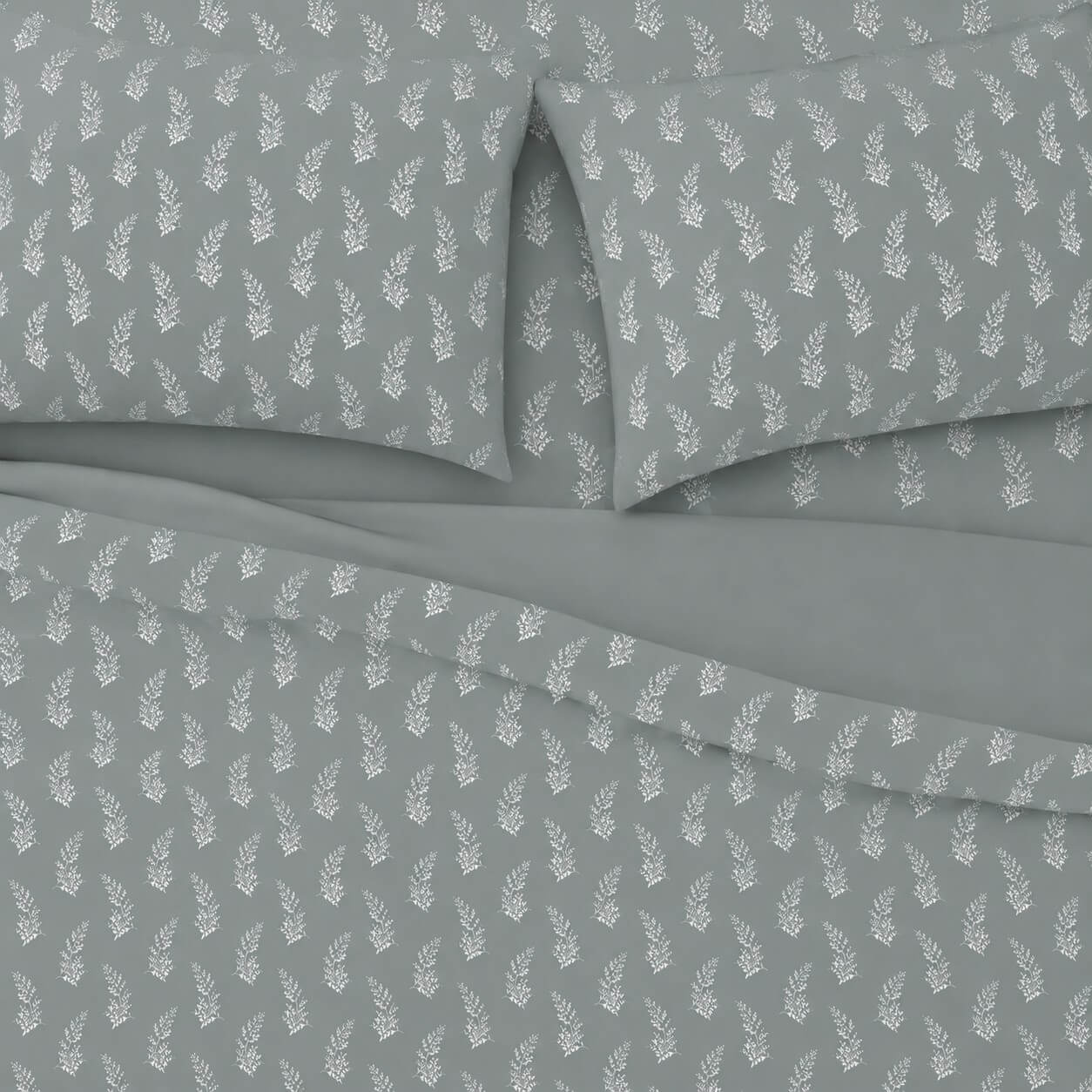 Σεντόνια King Size Σετ 2 x 2.60x2.80εκ + 2 x 52x72εκ Vivian Grey