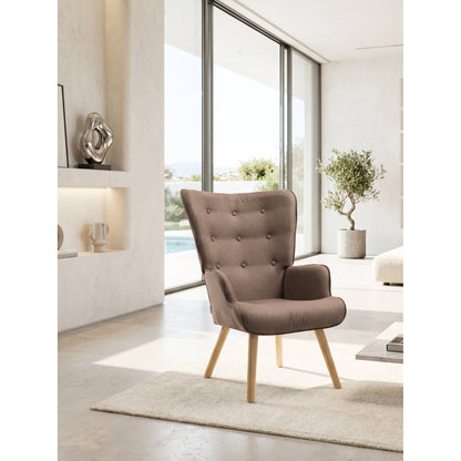 Πολυθρόνα Burnaby Καφέ 68x68x97.5