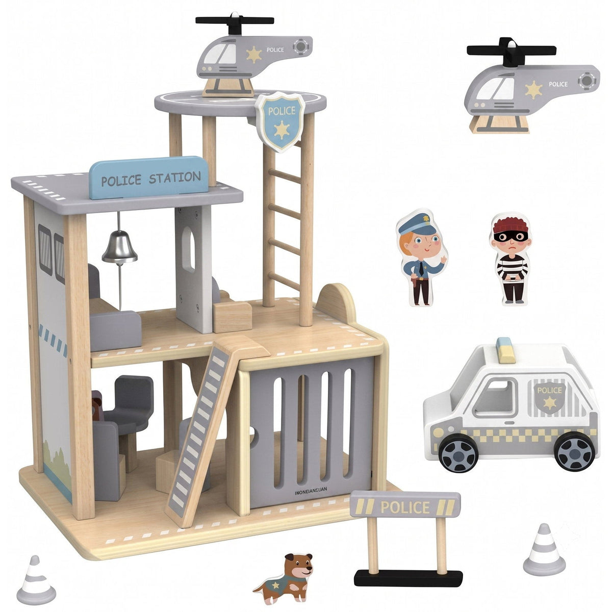 Παιδικό Σετ Παιχνιδιού Police Station 35x22x30