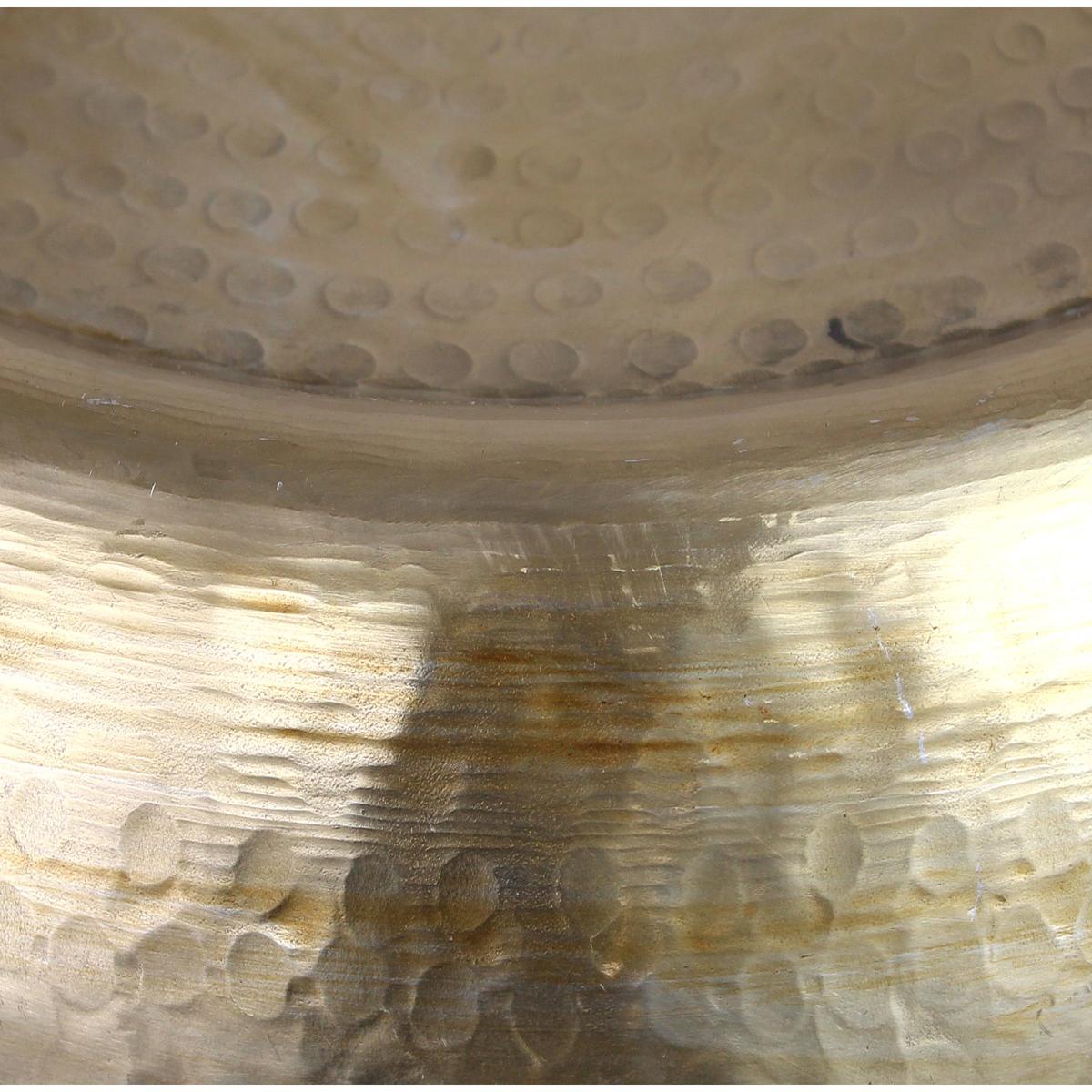 Τραπεζάκι-Κασπώ Χρυσό Μέταλλο 59x59x29.5 Σετ 2 Τμχ