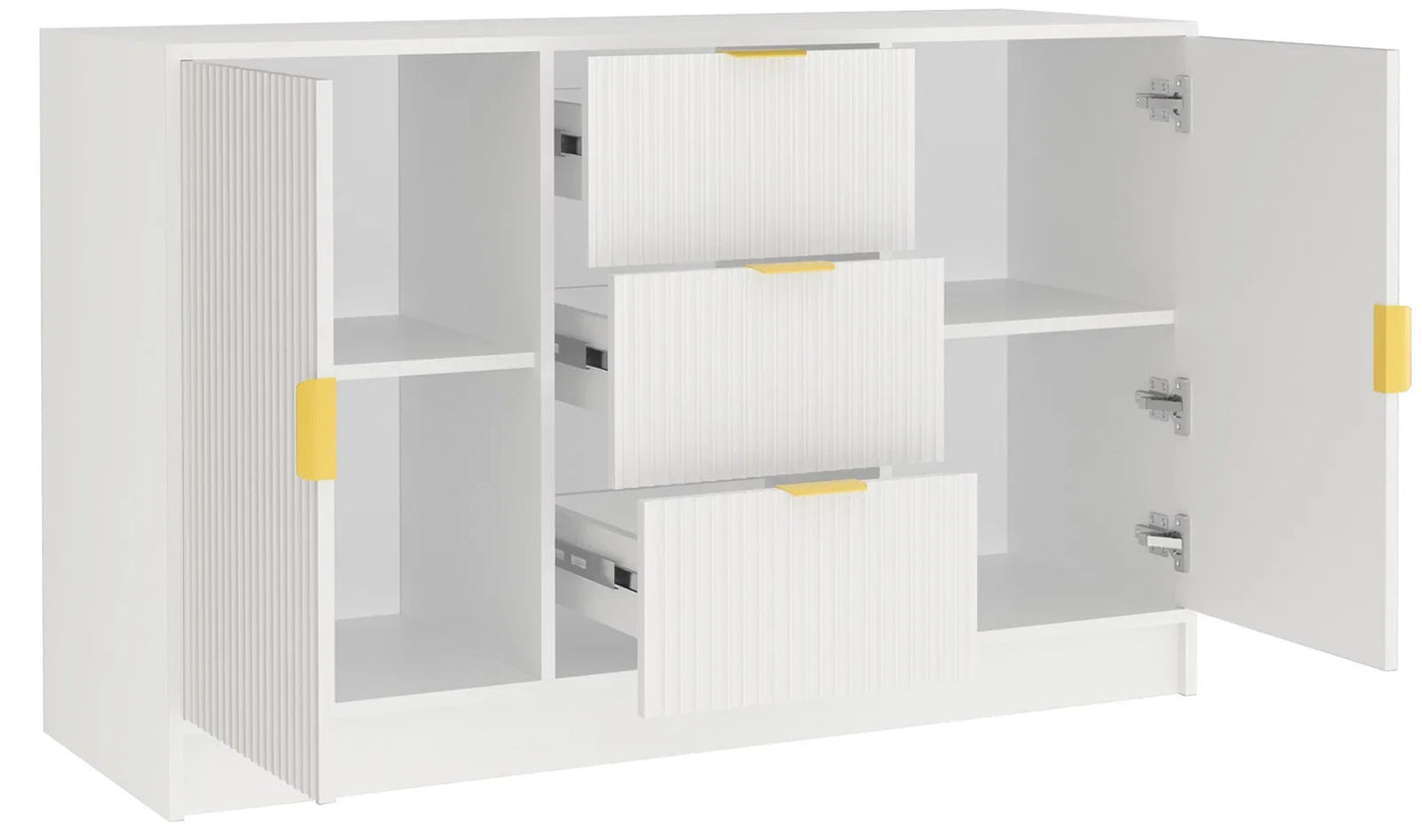 Μπουφές Allegro Λευκό 118x40x75