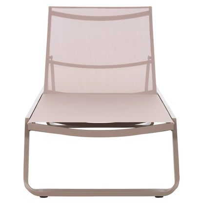 ΞΑΠΛΩΣΤΡΑ ΑΛΟΥΜΙΝΙΟΥ MARIMAR ΣΚΕΛΕΤΟΣ TAUPE & TEXTILENE ΜΠΕΖ 220x67.5x31.5
