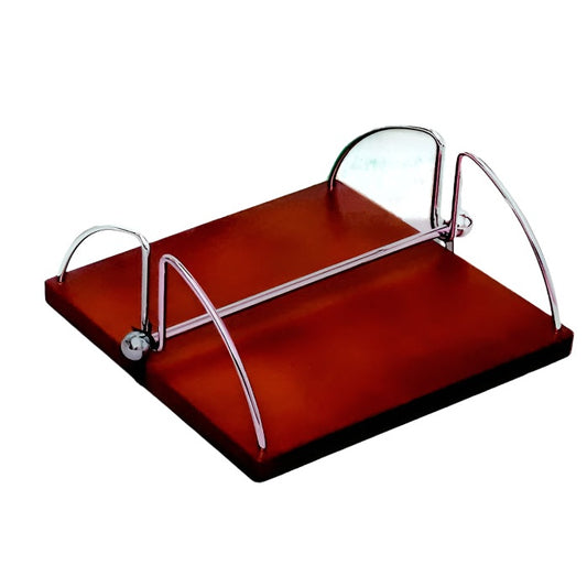 Χαρτοπετσετοθήκη Μεταλλική με Ξύλινη Βάση