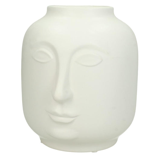 Βάζο Λευκό Κεραμικό 17.6x16x18.6