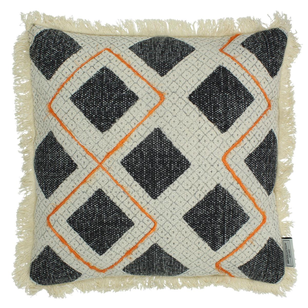 Μαξιλάρι Μαύρο Βαμβακερό 45x45εκ