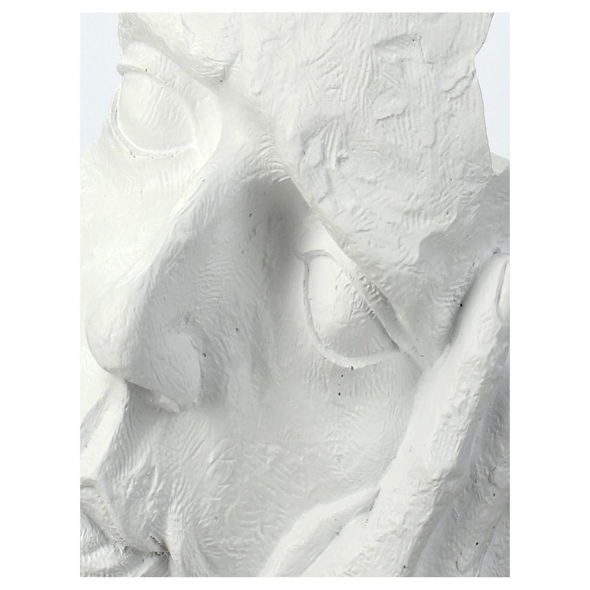 Διακοσμητικό Πρόσωπο Λευκό Polyresin 15.5x13x33