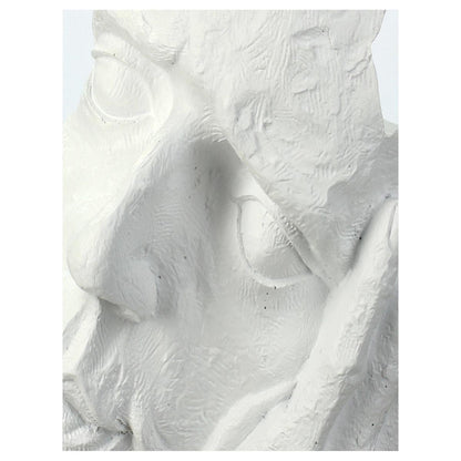 Διακοσμητικό Πρόσωπο Λευκό Polyresin 15.5x13x33