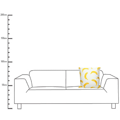 Μαξιλάρι Μπανάνα Κίτρινο Βαμβακερό 45x45εκ