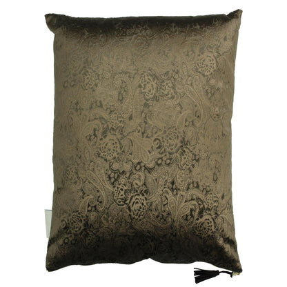 Μαξιλάρι Paisley Καφέ Βελούδο 45x45εκ