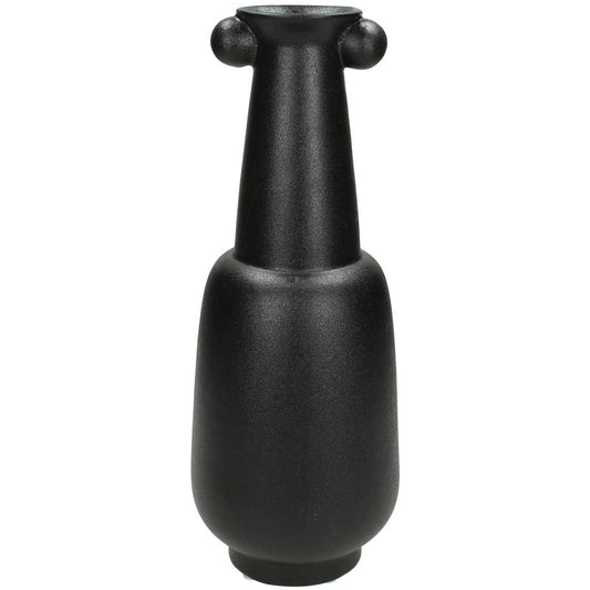 Βάζο Μαύρο Κεραμικό 12.5x12.5x33