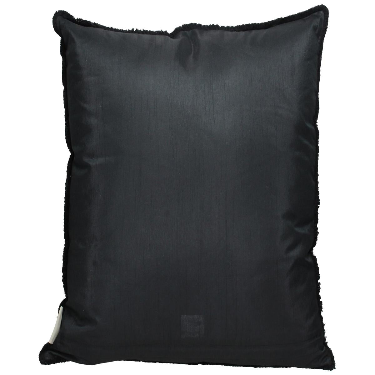 Μαξιλάρι Φύλλο Γκρι Βελούδο 50x50εκ