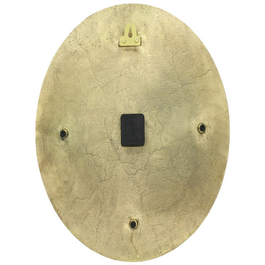 Ρολόι Τοίχου Χρυσό Μέταλλο 50x3x50εκ