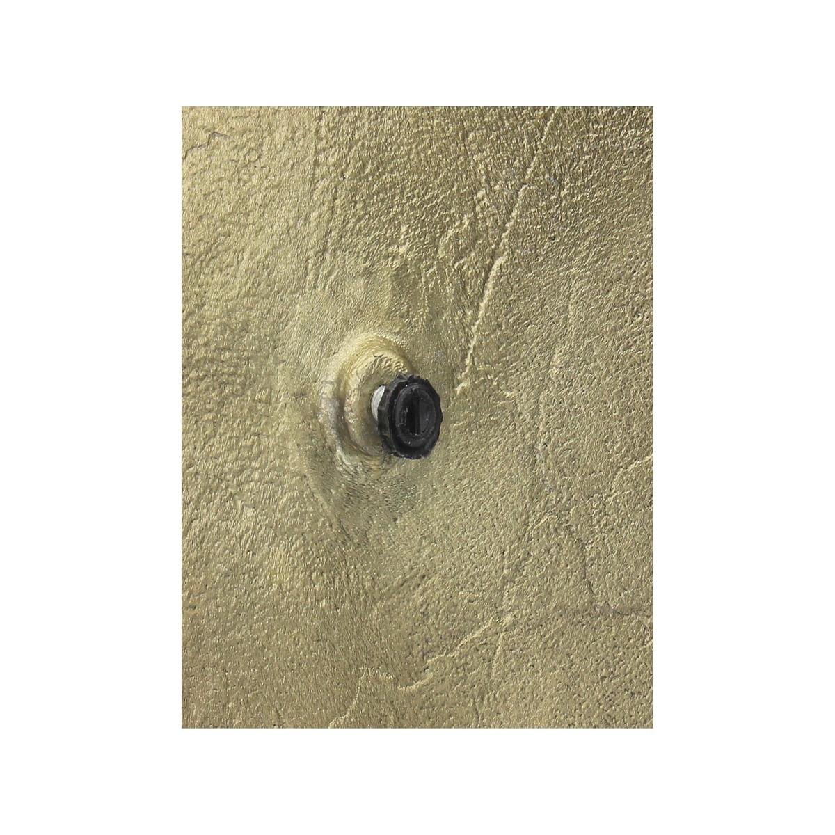 Ρολόι Τοίχου Χρυσό Μέταλλο 50x3x50εκ