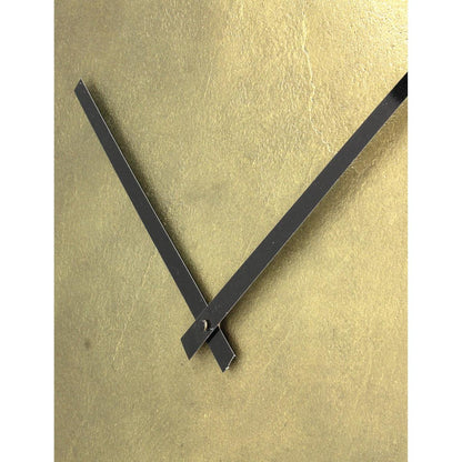 Ρολόι Τοίχου Χρυσό Μέταλλο 50x3x50εκ