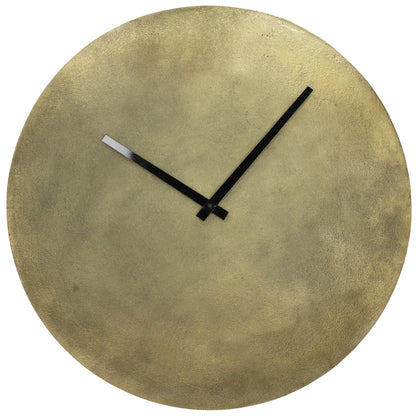 Ρολόι Τοίχου Χρυσό Μέταλλο 50x3x50εκ