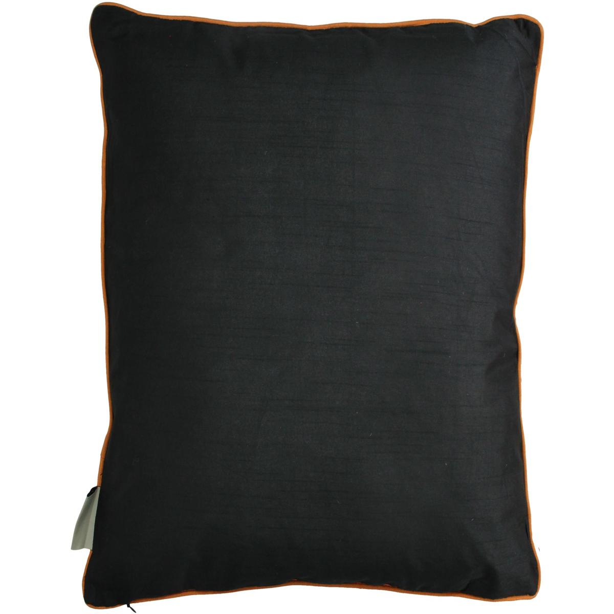 Μαξιλάρι Tribal Μαύρο Βελούδο 45x45εκ