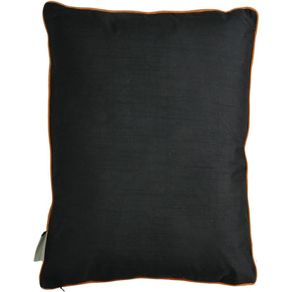 Μαξιλάρι Tribal Μαύρο Βελούδο 45x45εκ